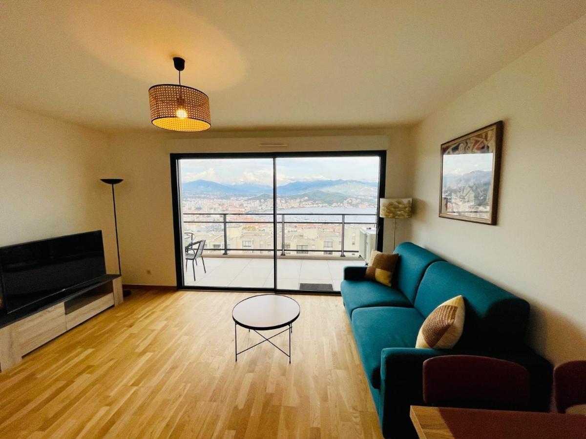 Ajaccio T2 Grand Standing Neuf Vue Mer Centre-Ville & Plages المظهر الخارجي الصورة