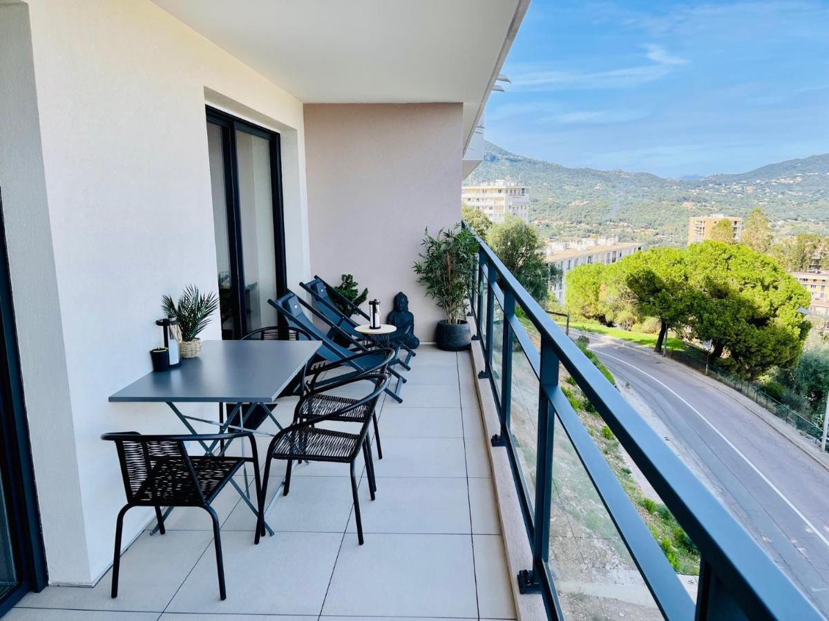 Ajaccio T2 Grand Standing Neuf Vue Mer Centre-Ville & Plages المظهر الخارجي الصورة