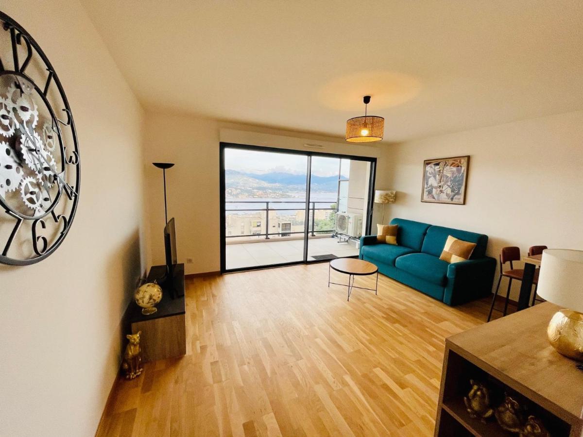 Ajaccio T2 Grand Standing Neuf Vue Mer Centre-Ville & Plages المظهر الخارجي الصورة