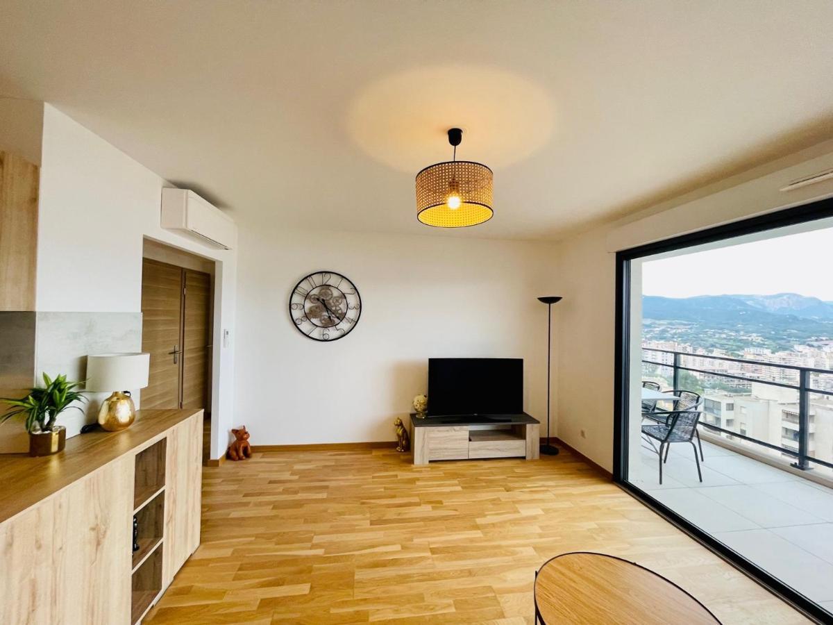 Ajaccio T2 Grand Standing Neuf Vue Mer Centre-Ville & Plages المظهر الخارجي الصورة